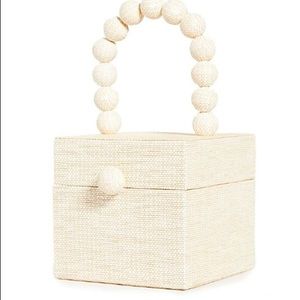Cult Gaia Eos Box Bag in Sand